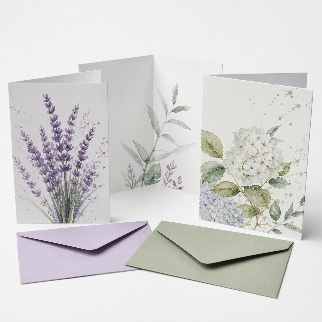 Tarjetas de Felicitación Plegadas
