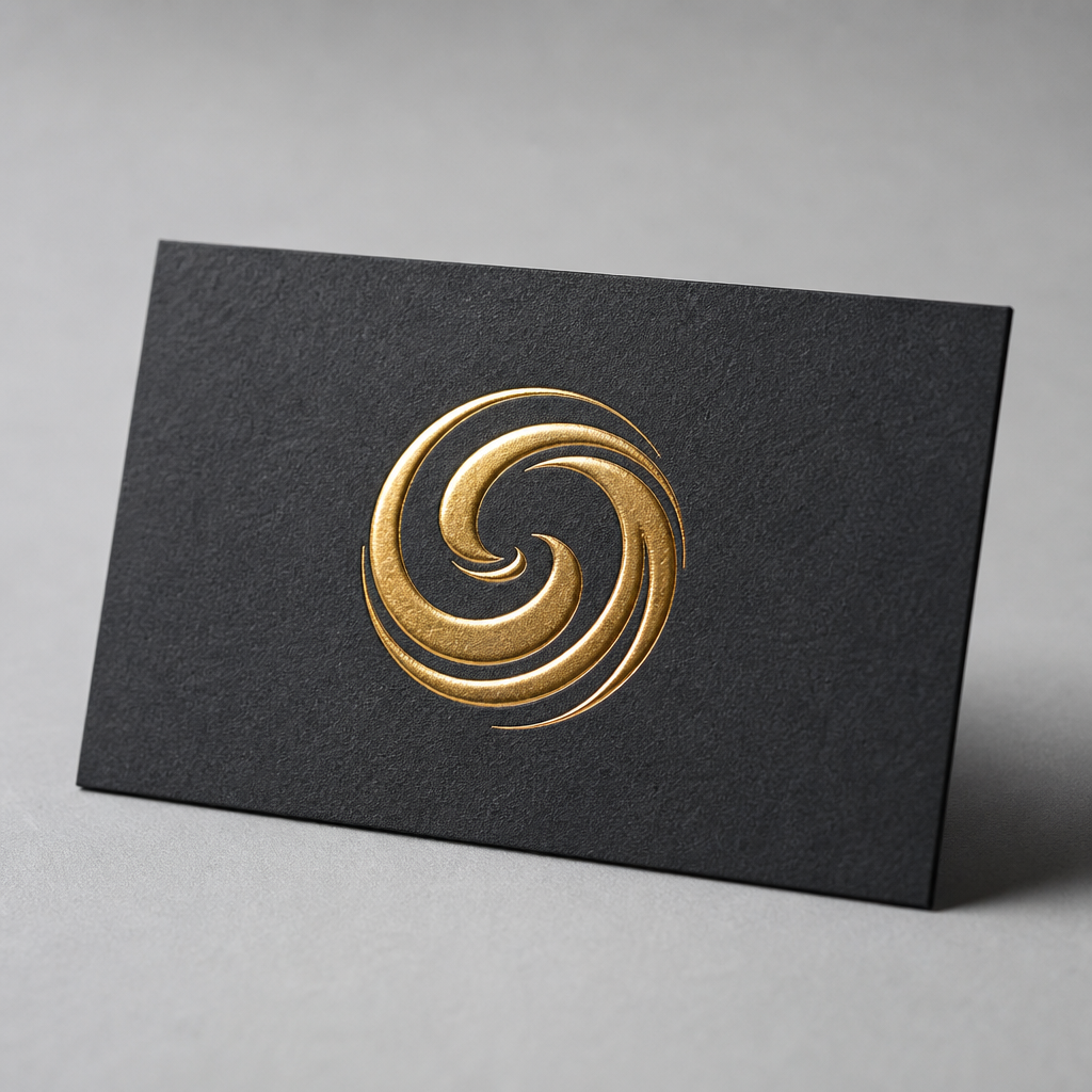 Tarjetas de Lujo con Foil en Relieve
