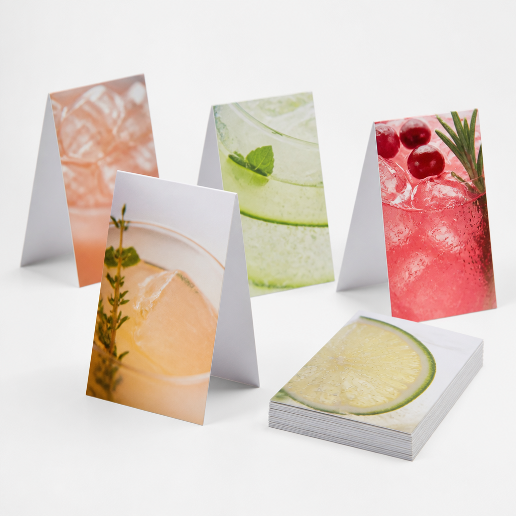 Tarjetas de Mesa Tipo Tent