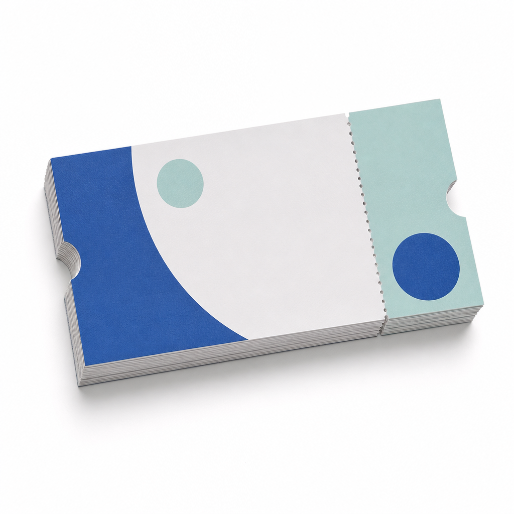 Tarjetas con Pestañas Desprendibles